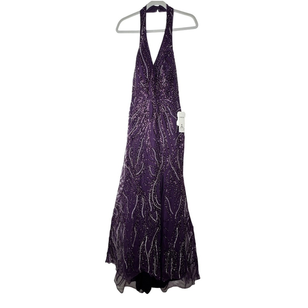 New Hebeos Maxi Dress Women's Size‎ 10 Mermaid Sequins Sweetheart Party Wedding